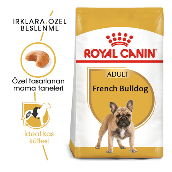 Royal Canin French Bulldog yetişkin köpek maması 3 kg ambalajı